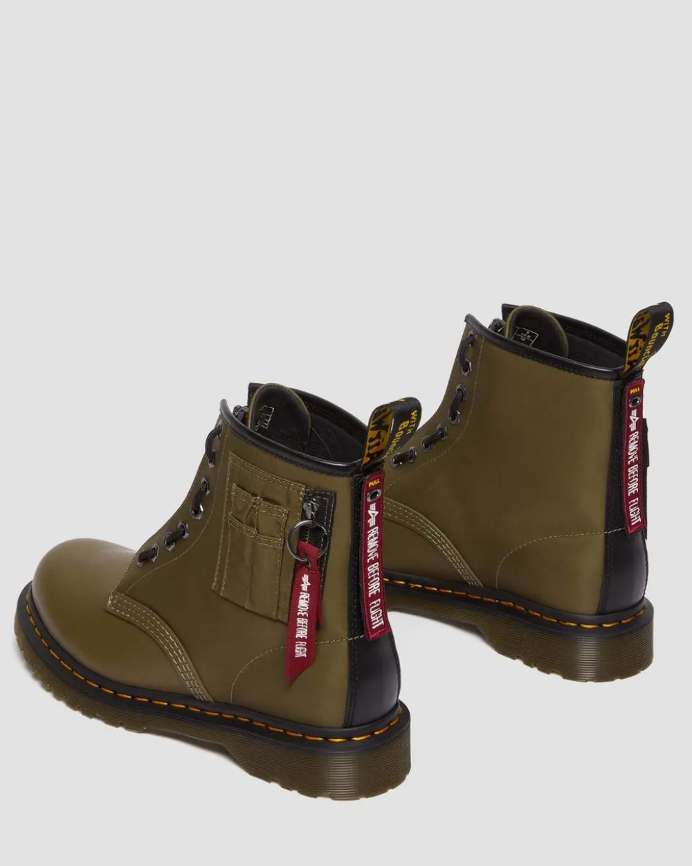1460 Ben Alpha Industries Nahka- Ja Nylonmaiharit*Dr. Martens Cheap
