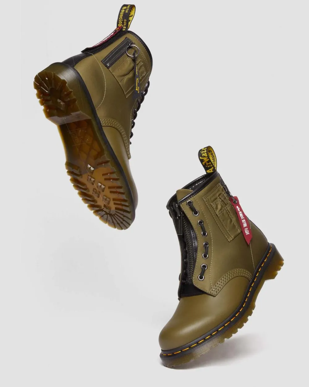 1460 Ben Alpha Industries Nahka- Ja Nylonmaiharit*Dr. Martens Cheap
