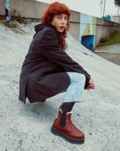 2976 Quad Faux Fur Lined Platform -Maiharit*Dr. Martens Clearance