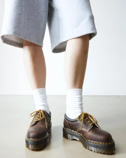 8053 Quad Ii Crazy Horse Leather Platform -Kengät*Dr. Martens Hot