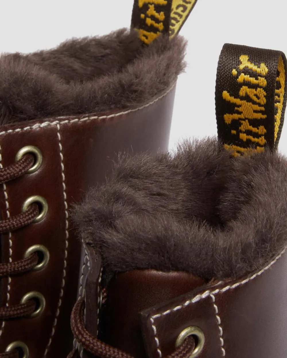 1460 Serena Faux Fur Lined Leather Lace Up -Maiharit*Dr. Martens Discount