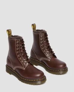 1460 Serena Faux Fur Lined Leather Lace Up -Maiharit*Dr. Martens Discount