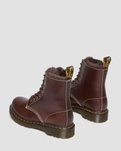 1460 Serena Faux Fur Lined Leather Lace Up -Maiharit*Dr. Martens Discount