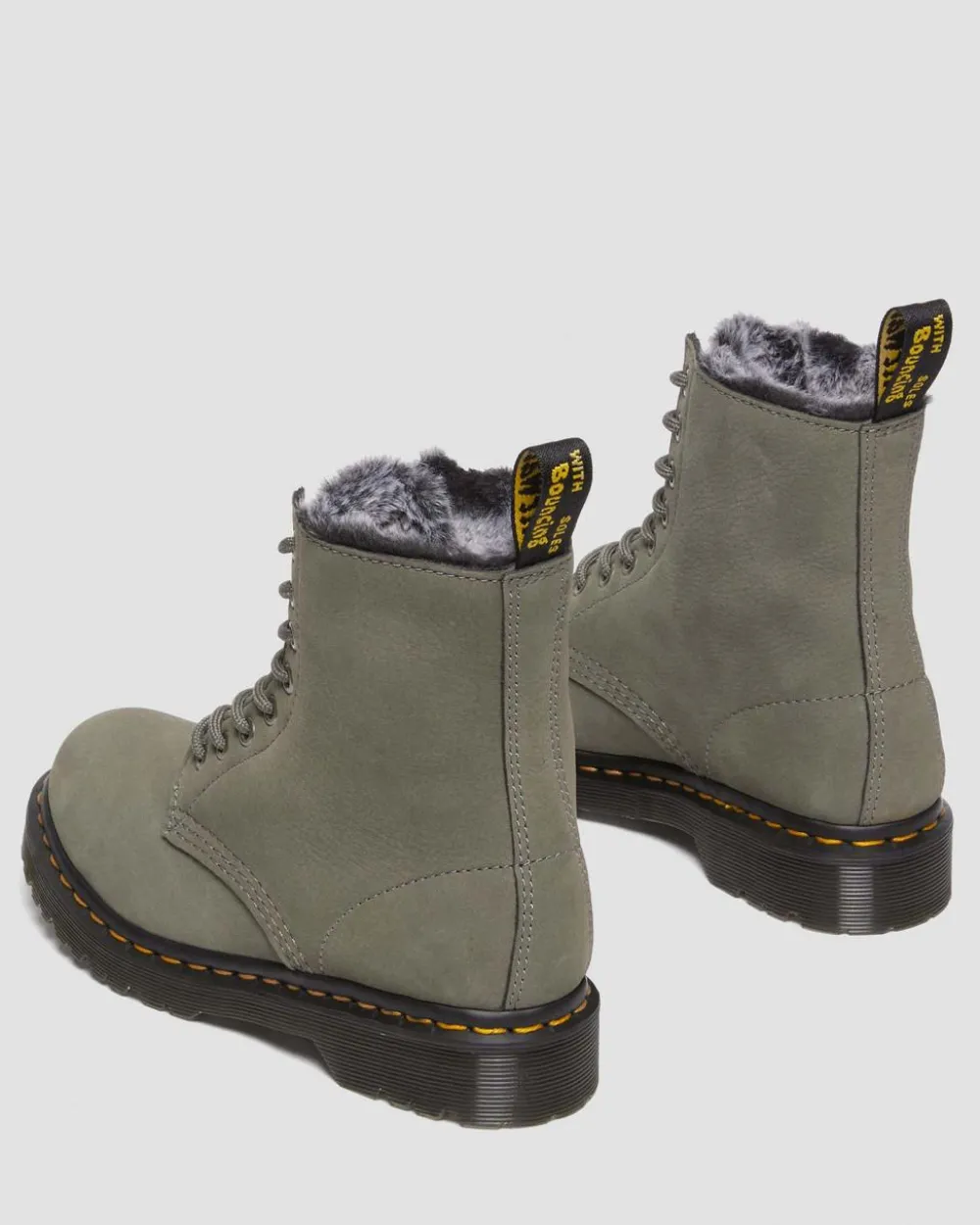 1460 Serena Faux Fur Lined Nubuck Lace Up -Maiharit*Dr. Martens Flash Sale