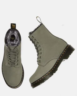1460 Serena Faux Fur Lined Nubuck Lace Up -Maiharit*Dr. Martens Flash Sale