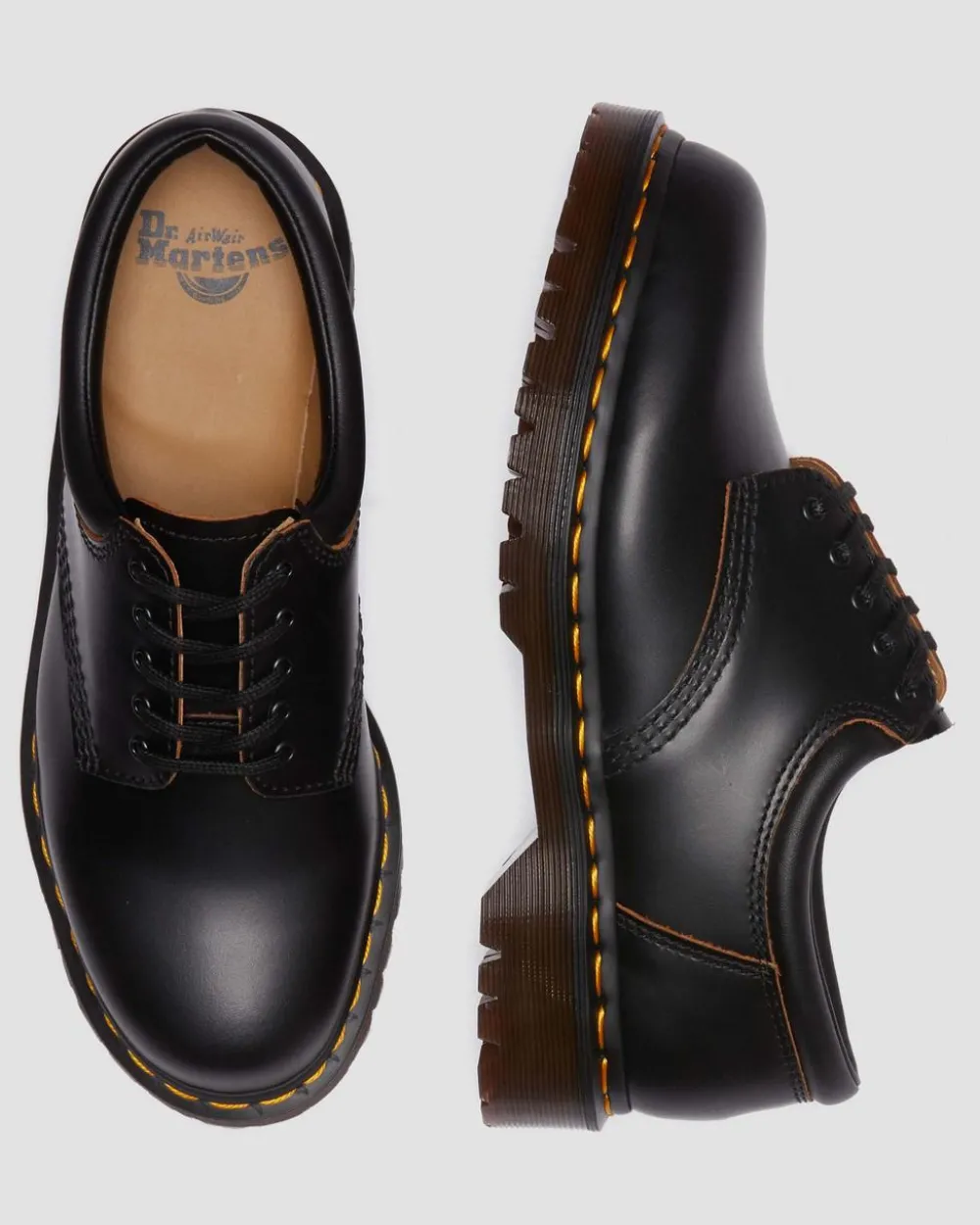 8053 Vintage Smooth Leather Black -Kengät*Dr. Martens Online