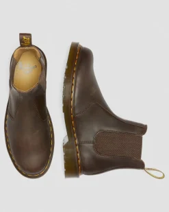 2976 Yellow Stitch Crazy Horse Chelsea -Bootsit*Dr. Martens Online