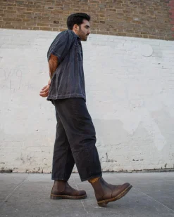 2976 Yellow Stitch Crazy Horse Chelsea -Bootsit*Dr. Martens Online