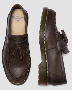 Adrian Crazy Horse Leather Tassel -Loaferit*Dr. Martens New