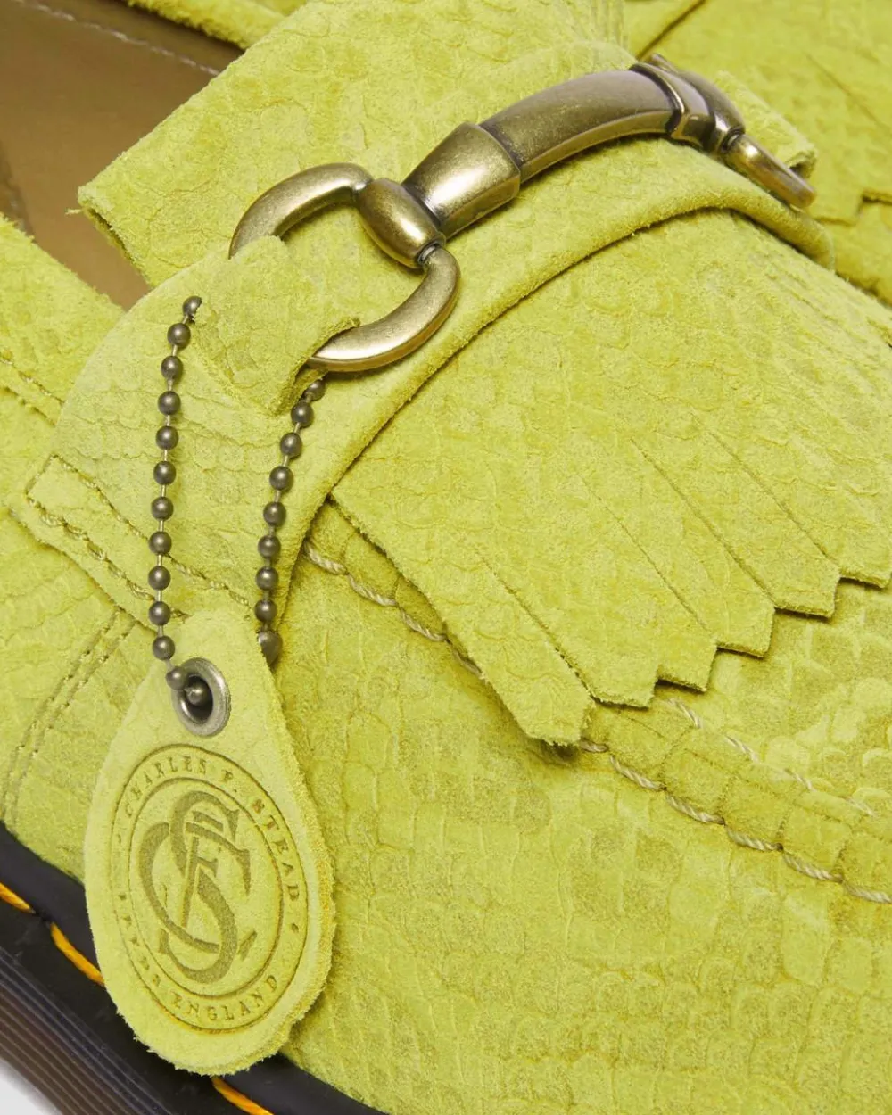 Adrian Snaffle Repello Emboss Suede Kiltie Loafers*Dr. Martens Clearance