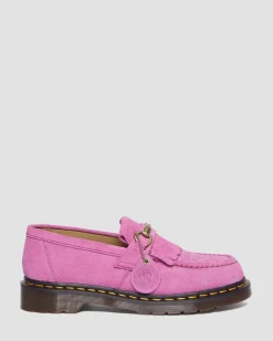 Adrian Snaffle Repello Emboss Suede Kiltie Loafers*Dr. Martens Best