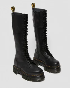 Audrick 20-Eye Leather Knee High Platform -Bootsit*Dr. Martens New