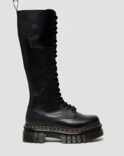 Audrick 20-Eye Leather Knee High Platform -Bootsit*Dr. Martens New