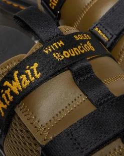 Ayce Logo Milled Leather Strap Platform -Lipokkaat*Dr. Martens Cheap
