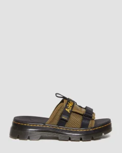 Ayce Logo Milled Leather Strap Platform -Lipokkaat*Dr. Martens Cheap