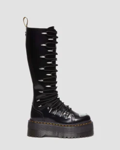 1B60 Ltt Max Lace Up Knee High Platform -Maiharit*Dr. Martens Cheap