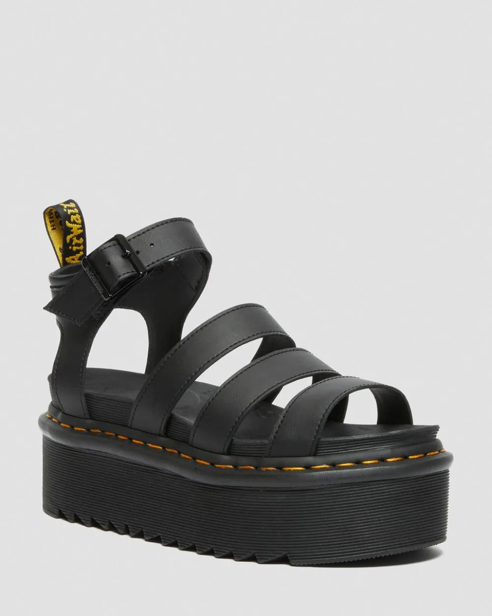 Blaire Quad Hydro Leather Platform Gladiator Sandals*Dr. Martens Cheap