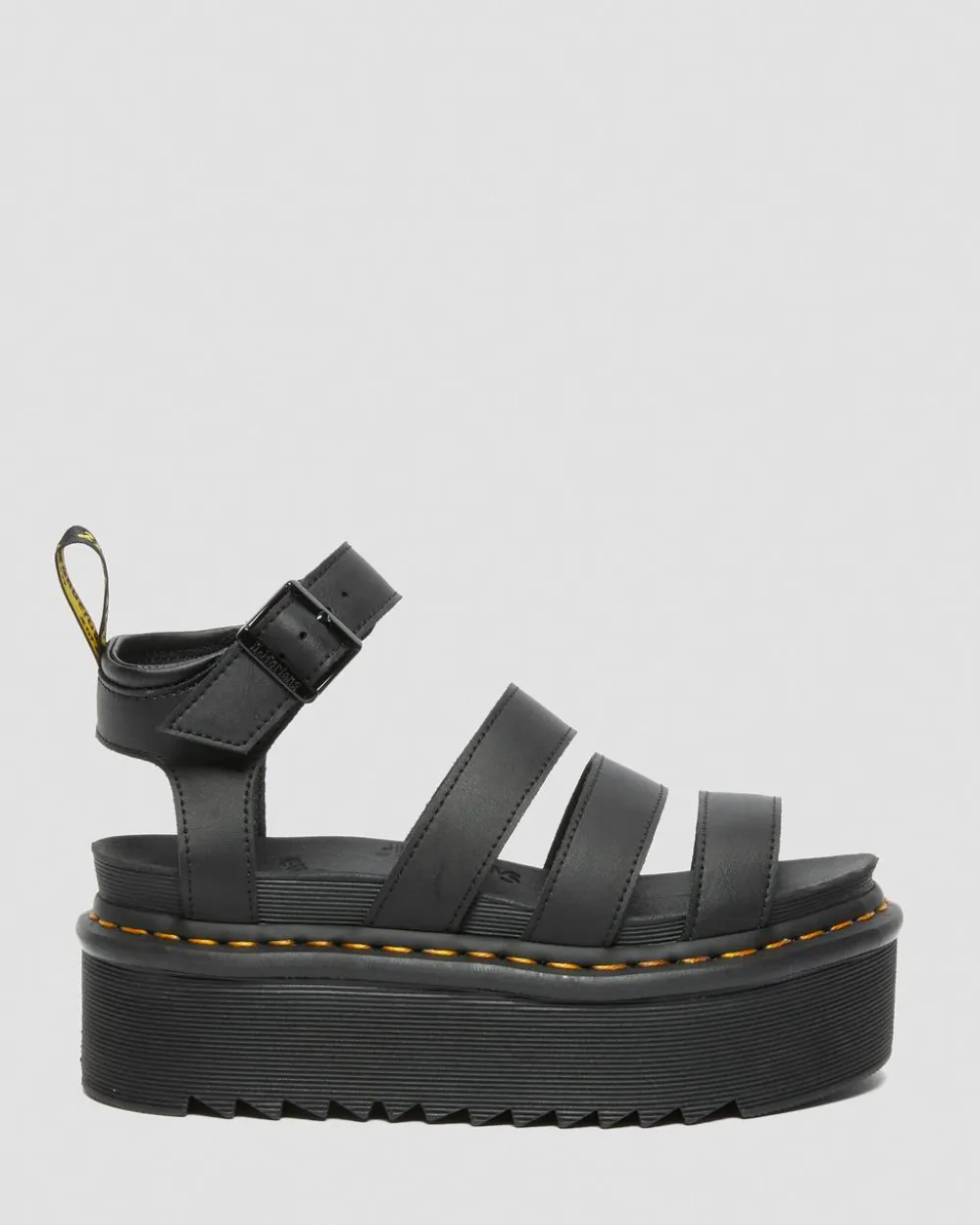 Blaire Quad Hydro Leather Platform Gladiator Sandals*Dr. Martens Cheap