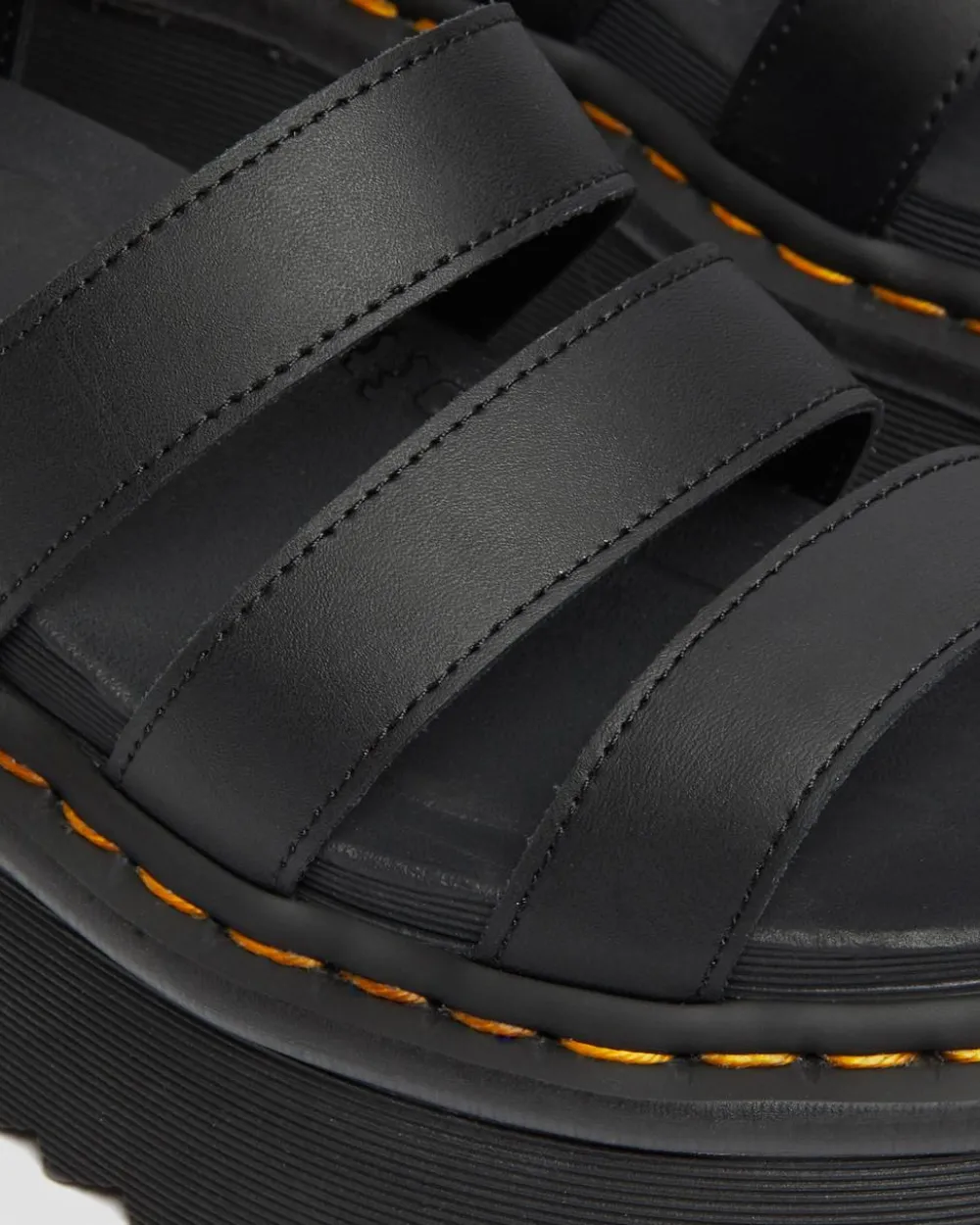Blaire Quad Hydro Leather Platform Gladiator Sandals*Dr. Martens Cheap