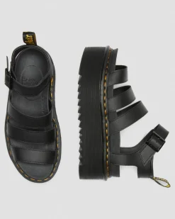 Blaire Quad Hydro Leather Platform Gladiator Sandals*Dr. Martens Cheap
