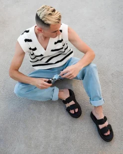 Chilton Slip On Leather Sandals*Dr. Martens Store