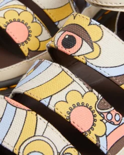 Clarissa Ii Quad Retro Canvas Vegan Platform -Remmisandaalit*Dr. Martens Shop