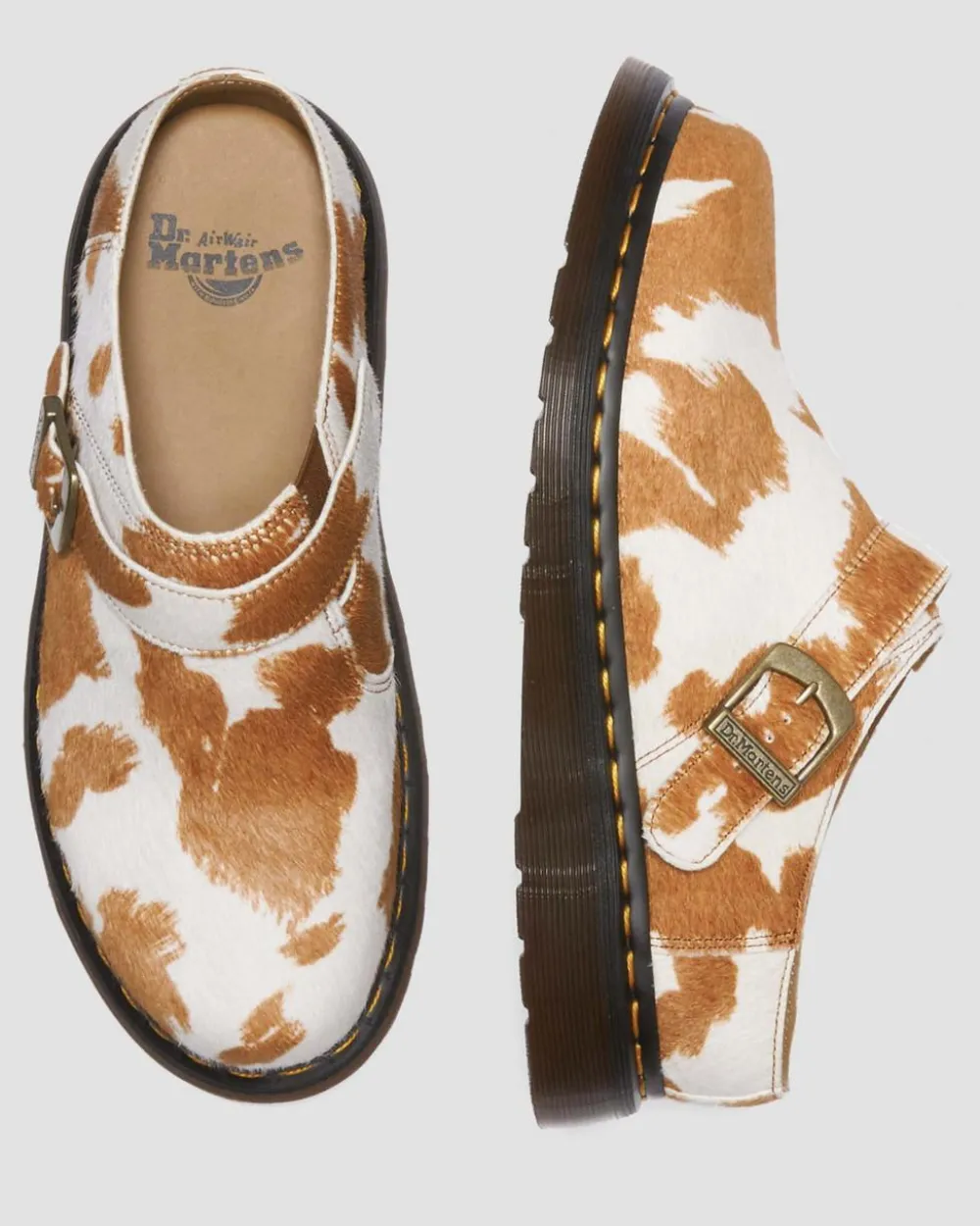 Isham Hair-On Cow Print -Lippokkaat*Dr. Martens New