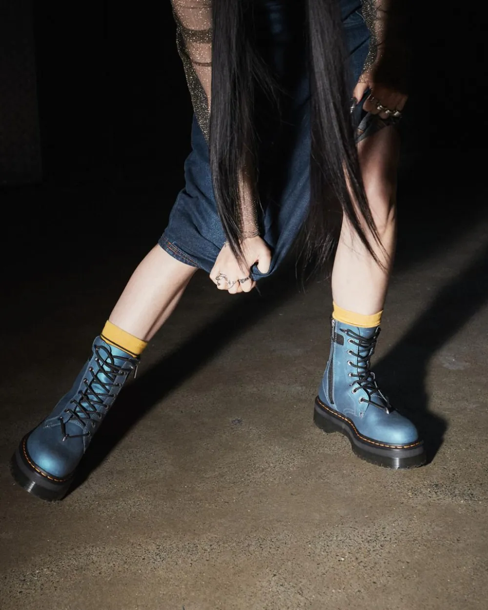 Jadon Ii Hardware Leather Platform -Maiharit*Dr. Martens Outlet