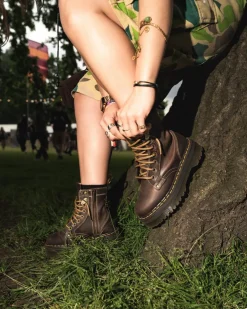 Jadon Leather Platform -Maiharit*Dr. Martens Discount