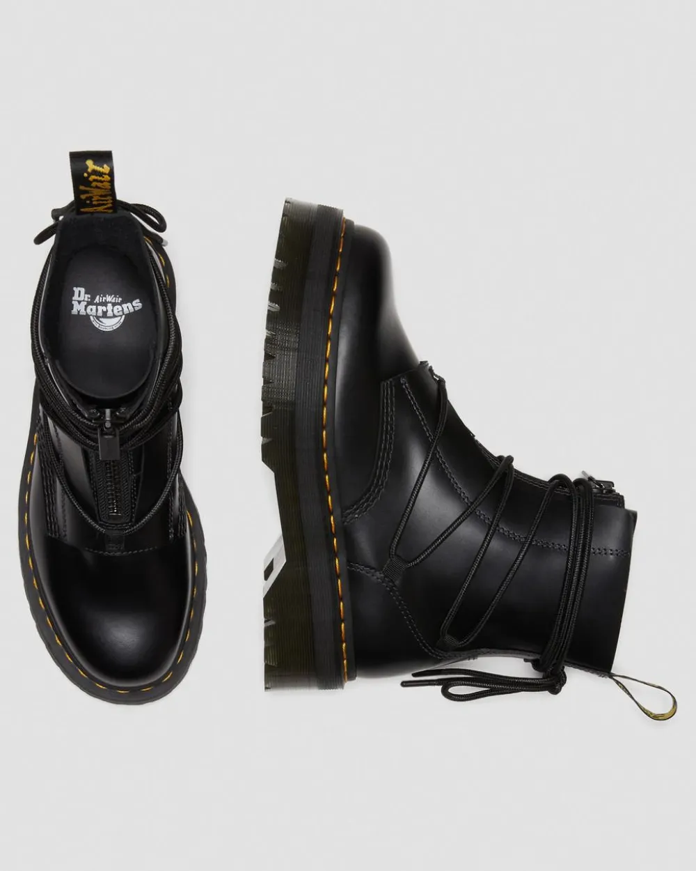 Jarrick Ii Laced -Nahkaplatformit*Dr. Martens Cheap