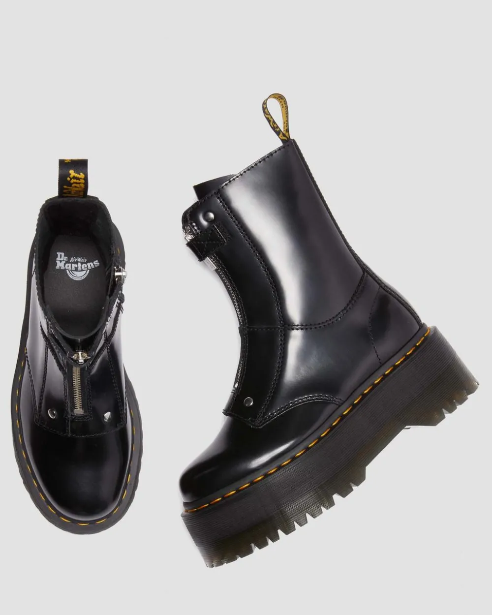 Jetta Hi Max Buttero Leather Platform -Maiharit*Dr. Martens Best