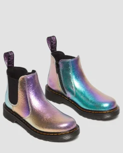 Junior 2976 Rainbow Crinkle Leather Chelsea -Bootsit*Dr. Martens Cheap