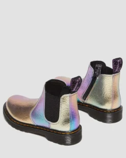 Junior 2976 Rainbow Crinkle Leather Chelsea -Bootsit*Dr. Martens Cheap