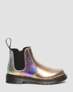 Junior 2976 Rainbow Crinkle Leather Chelsea -Bootsit*Dr. Martens Cheap