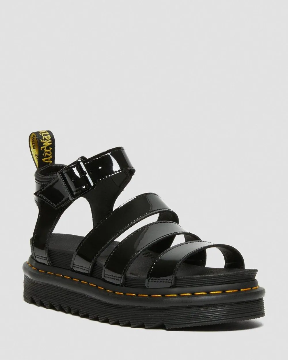 Kiiltonahkaiset Blaire-Gladiaattorisandaalit*Dr. Martens Best