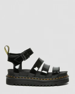 Kiiltonahkaiset Blaire-Gladiaattorisandaalit*Dr. Martens Best