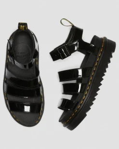 Kiiltonahkaiset Blaire-Gladiaattorisandaalit*Dr. Martens Best
