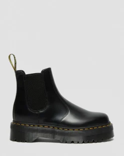 Nahkaiset 2976 Quad Smooth Platform Chelsea -Bootsit*Dr. Martens Discount