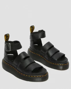 Nahkaiset Clarissa Ii Quad Milled Nappa Platform -Sandaalit*Dr. Martens Cheap