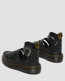 Nahkaiset Clarissa Ii Quad Milled Nappa Platform -Sandaalit*Dr. Martens Cheap