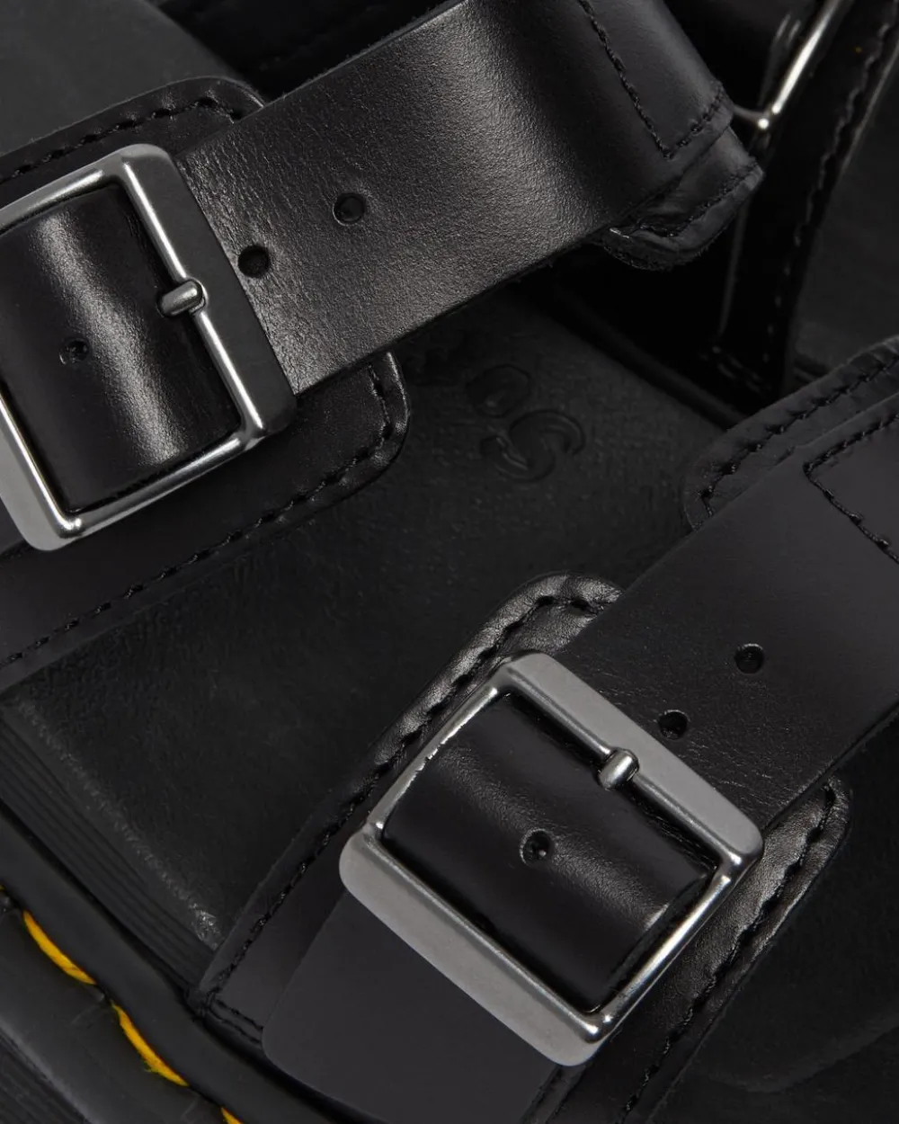 Nahkaiset Myles Brando Buckle Slide -Sandaalit*Dr. Martens Store