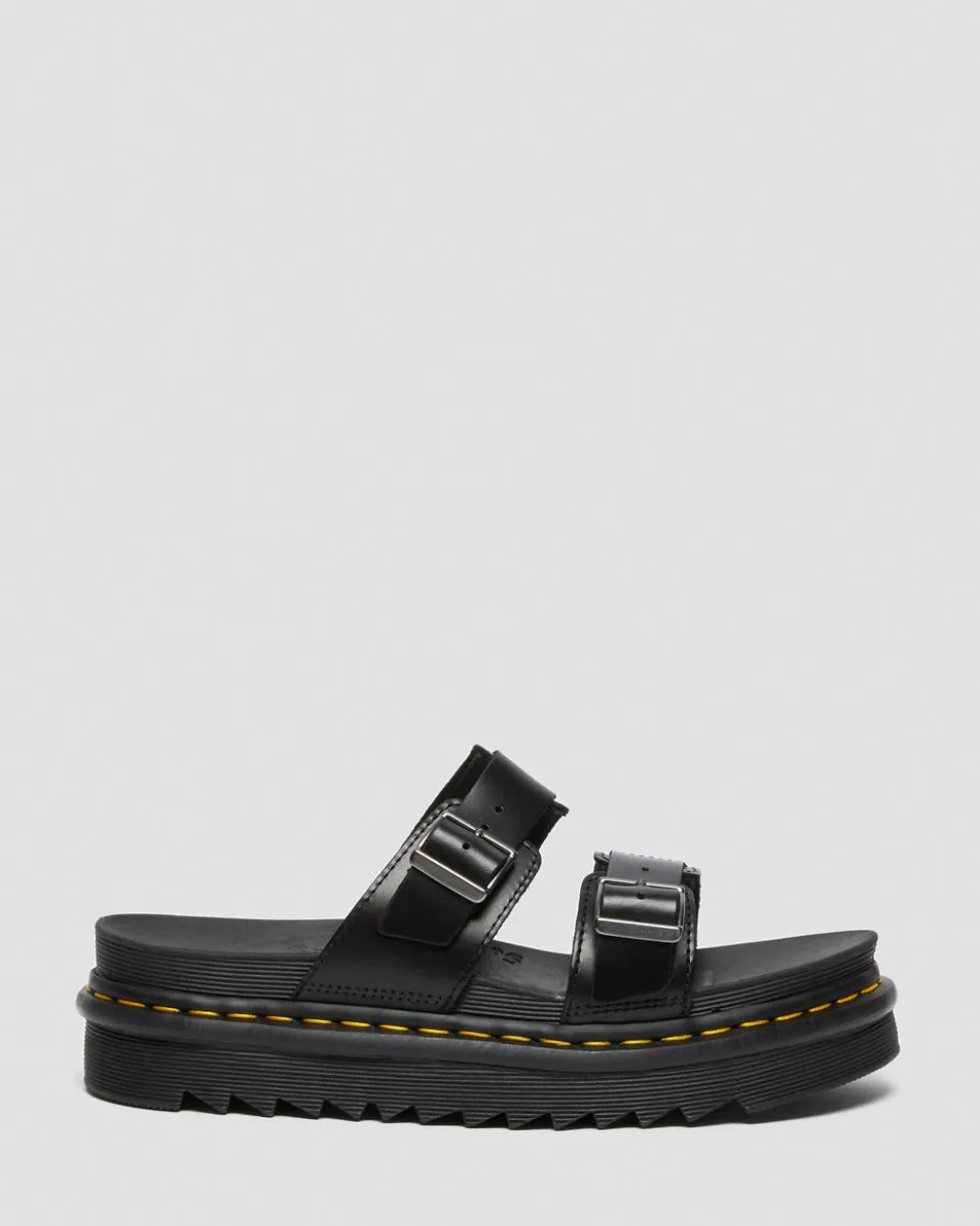 Nahkaiset Myles Brando Buckle Slide -Sandaalit*Dr. Martens Store
