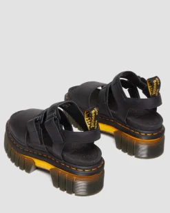 Ricki Contrast Sole Leather 3-Strap Platform -Sandaalit*Dr. Martens Outlet