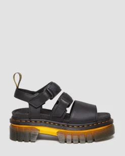 Ricki Contrast Sole Leather 3-Strap Platform -Sandaalit*Dr. Martens Outlet