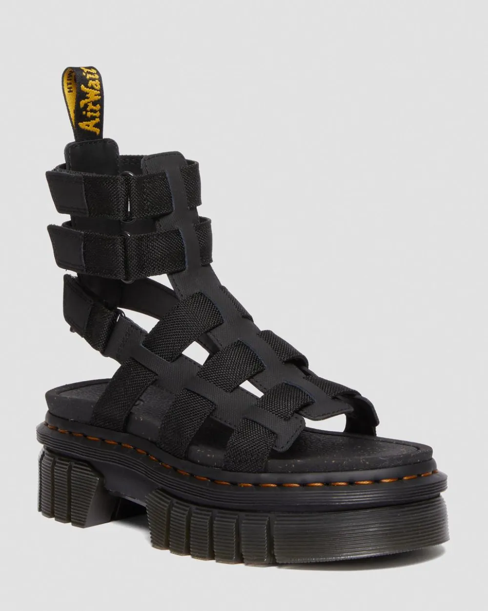 Ricki Extra Tough Leather Platform Gladiator Sandals*Dr. Martens Outlet