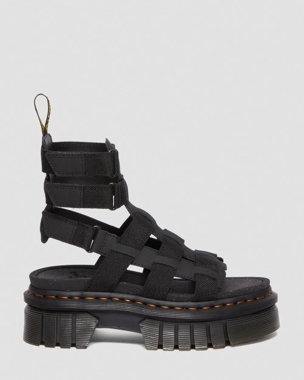 Ricki Extra Tough Leather Platform Gladiator Sandals*Dr. Martens Outlet
