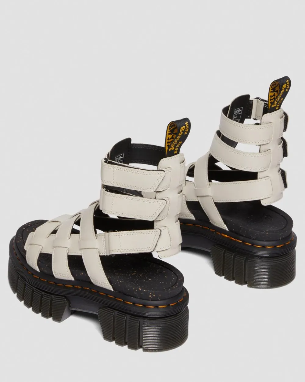 Ricki Nappa Lux Leather Platform -Gladiaattorisandaalit*Dr. Martens Online