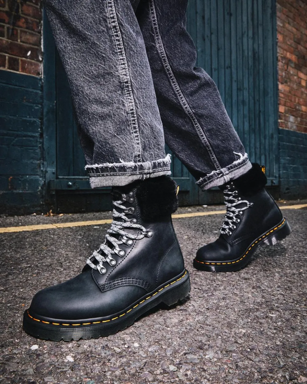 Tekoturkisvuoratut 1460 Serena Collar -Nilkkurit*Dr. Martens Clearance
