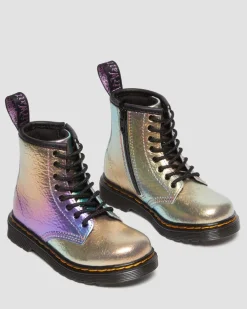 Toddler 1460 Rainbow Crinkle Leather Lace Up -Maiharit*Dr. Martens Hot