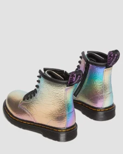 Toddler 1460 Rainbow Crinkle Leather Lace Up -Maiharit*Dr. Martens Hot